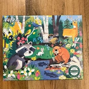 eeBoo Woodland Animal Puzzle - Multicolor
